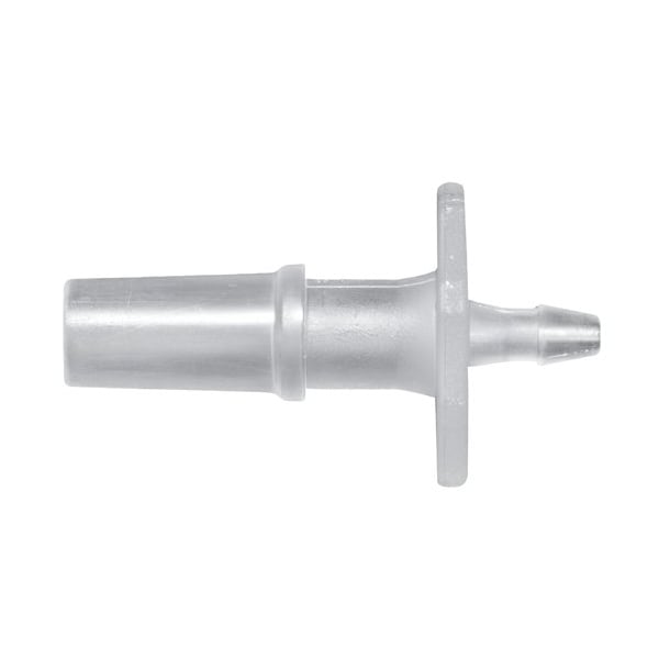 Cole Parmer Luer to Hose Barb Fitting, Straight Adpt, PP, Cleanroom, Rotating M Luer Lockx1/8in ID; 10PK LMRL-2PP-QC - main